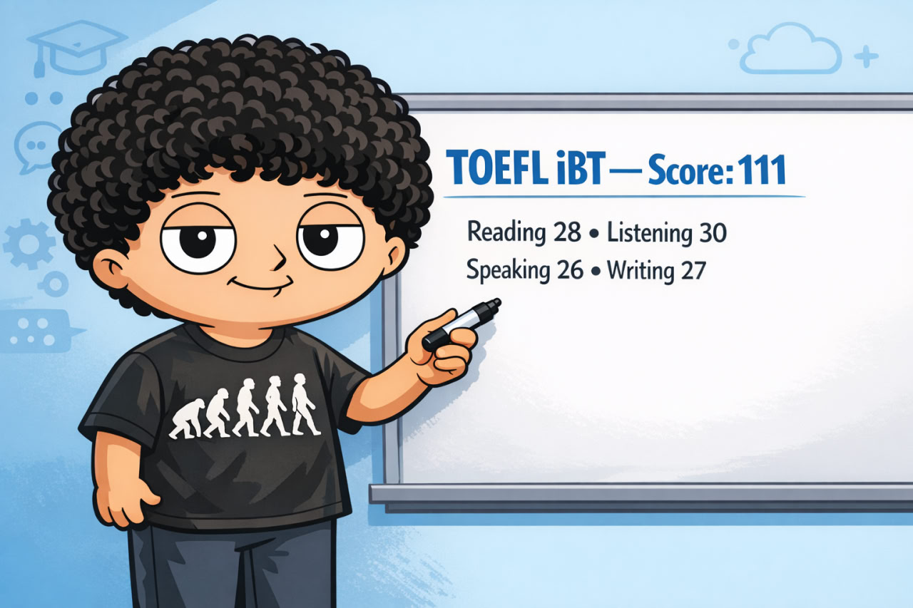 How I Scored 111/120 on the TOEFL iBT